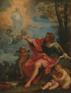パトモス島の伝道者聖ヨハネ 作： Carlo Maratta (circle of)