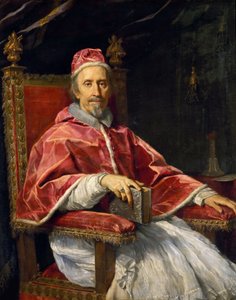 教皇クレメンス IX 1600-1669 の肖像、1669 年。 作： Carlo Maratta