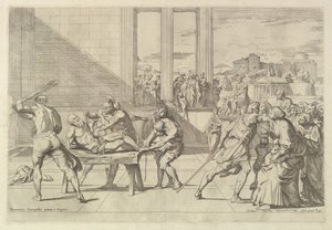 聖アンドリューの殉教。 作： Carlo Maratta or Maratti