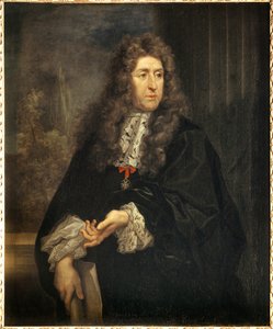 王の庭園を設計したアンドレ・ル・ノートル（ルノートル）（1613-1700）の肖像 カルロ・マラッタ（1625-1713）による絵画 17世紀 日1,12x0,85 m 作： Carlo Maratta or Maratti