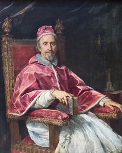 クレメンス9世の肖像 作： Carlo Maratta or Maratti