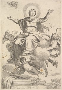 聖母の被昇天。 作： Carlo Maratta or Maratti