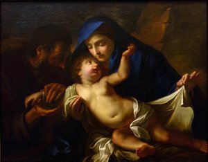 聖家族」 パラ・マラッタ、カルロ（1625-1713）。油彩・カンヴァス 17世紀末 サラトフの国立A.ラディシチェフ美術館蔵