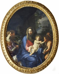 聖母と子と聖ヨハネ 作： Carlo Maratta or Maratti