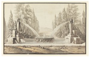 公園の噴水のデザイン 作： Carlo Marchionni