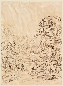 山間の町へ続く道 作： Carlo Marchionni