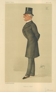 ドナルドマーティンスチュワート卿、アーメドヘル、1887年1月15日、バニティフェア漫画 作： Carlo Pellegrini