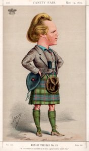 愛のようにどこでも成功するなら、偉大な運命が彼を待っています、1870。 作： Carlo Pellegrini