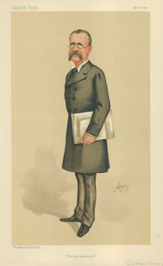 チャールズウォーレン少将、ベチュアナランド、1886年2月6日、バニティフェア漫画 作： Carlo Pellegrini