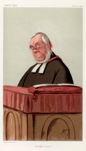 マーチャントテイラー、牧師ジェームズアウグストゥスヘッシーDCL、1874。 作： Carlo Pellegrini