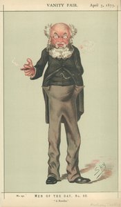 Anthony Trollope氏、小説家、1873年4月5日、バニティフェアの漫画 作： Carlo Pellegrini