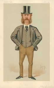 チャールズヘンリーウィルソン氏、ハル、1885年2月21日、バニティフェア漫画 作： Carlo Pellegrini