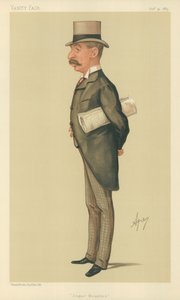 チャールズトムソンリッチー氏、砂糖賞金、1885年10月31日、バニティフェア漫画 作： Carlo Pellegrini