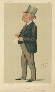 トーマスサザーランド氏、PとO、1887年10月22日、バニティフェアの漫画
