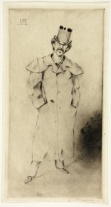 ウィスラーの肖像 作： Carlo Pellegrini