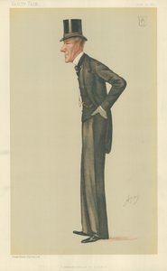 エドワードロバートサリバン卿、政治の常識、1885年6月13日、バニティフェア漫画 作： Carlo Pellegrini