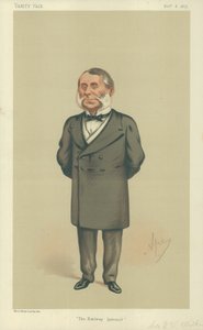 エドワードウィリアムワトキン卿、鉄道の関心、1875年11月6日、バニティフェア漫画 作： Carlo Pellegrini