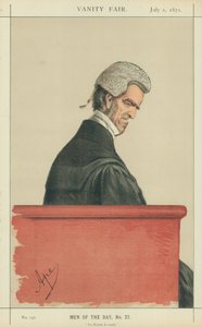1871年7月1日、ジョンジョージショーレフェーブル卿、ラレインルブールト、バニティフェア漫画 作： Carlo Pellegrini