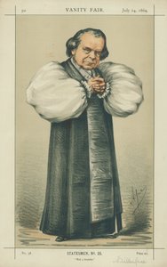 1869年7月24日、バニティフェアの漫画 作： Carlo Pellegrini