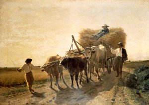 収穫、カルロ・ピッタラ（1836-1890）作