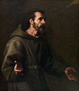 1611年頃、聖痕を受け取る聖フランチェスコ。 作： Carlo Sellitto