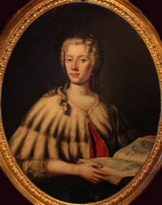 18世紀半ばのローラバッシ1711-1778の肖像