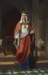 レオンとカスティーリャのウラカ女王、1857 年 作： Carlos Múgica y Pérez