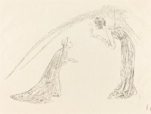 受胎告知 作： Carlos Schwabe