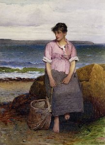 海辺の若い漁師 作： Carlton Alfred Smith