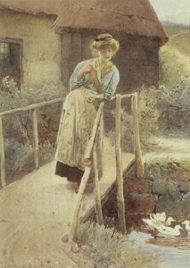 アヒルを見る 作： Carlton Alfred Smith