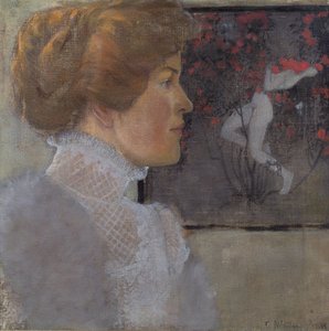女性の肖像 作： Carola Nahowska
