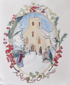 リージェンシークリスマス、2008年（紙にトイレ） 作： Caroline Hervey Bathurst