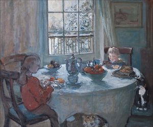 2001年の朝食テーブル 作： Caroline Hervey Bathurst