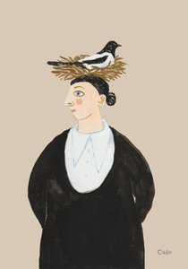 カササギと気まぐれな女性