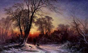 冬の夕べ 作： Caroline Williams