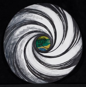 ヤシの木とレンズ渦、2005 作： Carolyn Hubbard Ford