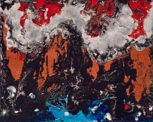 Rhapsody Of The Elements, 2012（キャンバスにアクリル、グワッシュ）