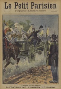 1845年、アルジェリアのシディブラヒムの戦いの英雄、ラブラーロランドへの喝采