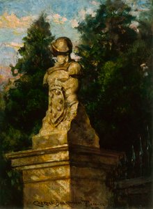 モディリアーニ ゲート ポスト、1910 年。 作： Carroll Beckwith