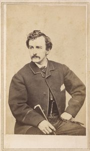 ジョンウィルクスブースのカルテドビジット、1862年（アルブメンがカードに印刷） 作： Case and Co. Silsbee