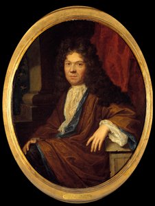 Jean de la Bruyere (1645-1696) の肖像 フランスの道徳家 Caspar (Gaspar) Netscher (1639-1684) の作品とされています。17世紀 日0.44x0.36 m - フランスの道徳家ジャン・ド・ラ・ブリュイエール（1645-1696年）の肖像。ガスパール（キャスパー）・ネッチェルの作とされる絵画 作： Caspar (attr. to) Netscher