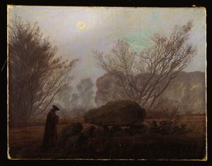 山の中を歩く 作： Caspar David Friedrich