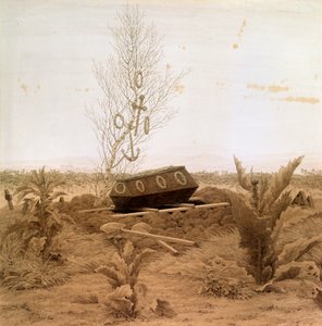 墓の端、1830年代。 作： Caspar David Friedrich
