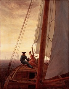 船乗り 作： Caspar David Friedrich