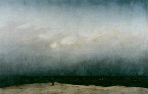 海沿いの僧侶 作： Caspar David Friedrich