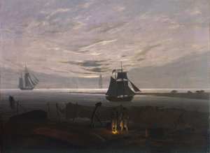 1831年のバルト海の夜