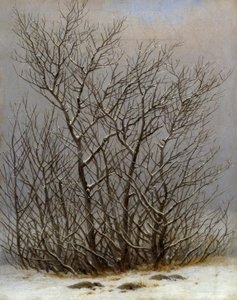 雪の茂み 作： Caspar David Friedrich