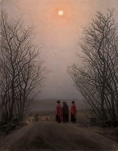 ドイツ語：Ostermorgen イースターの朝 作： カスパー・デイビッド・フリードリッヒ