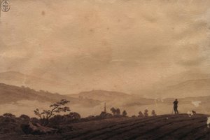 霧の朝 作： Caspar David Friedrich