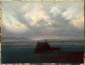 霧の雲 作： Caspar David Friedrich